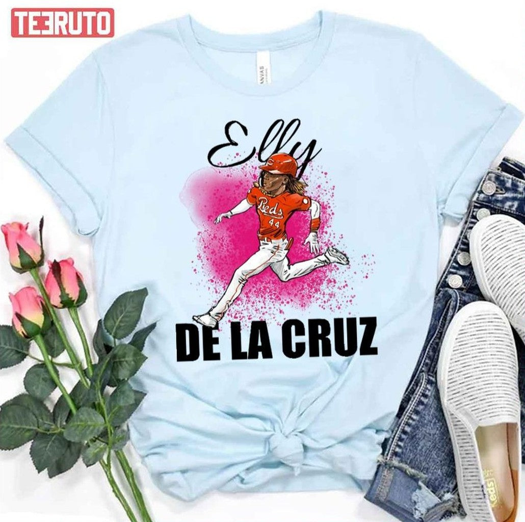 Cartoon Baseball Player Mlb Elly De La Cruz Unisex T-Shirt