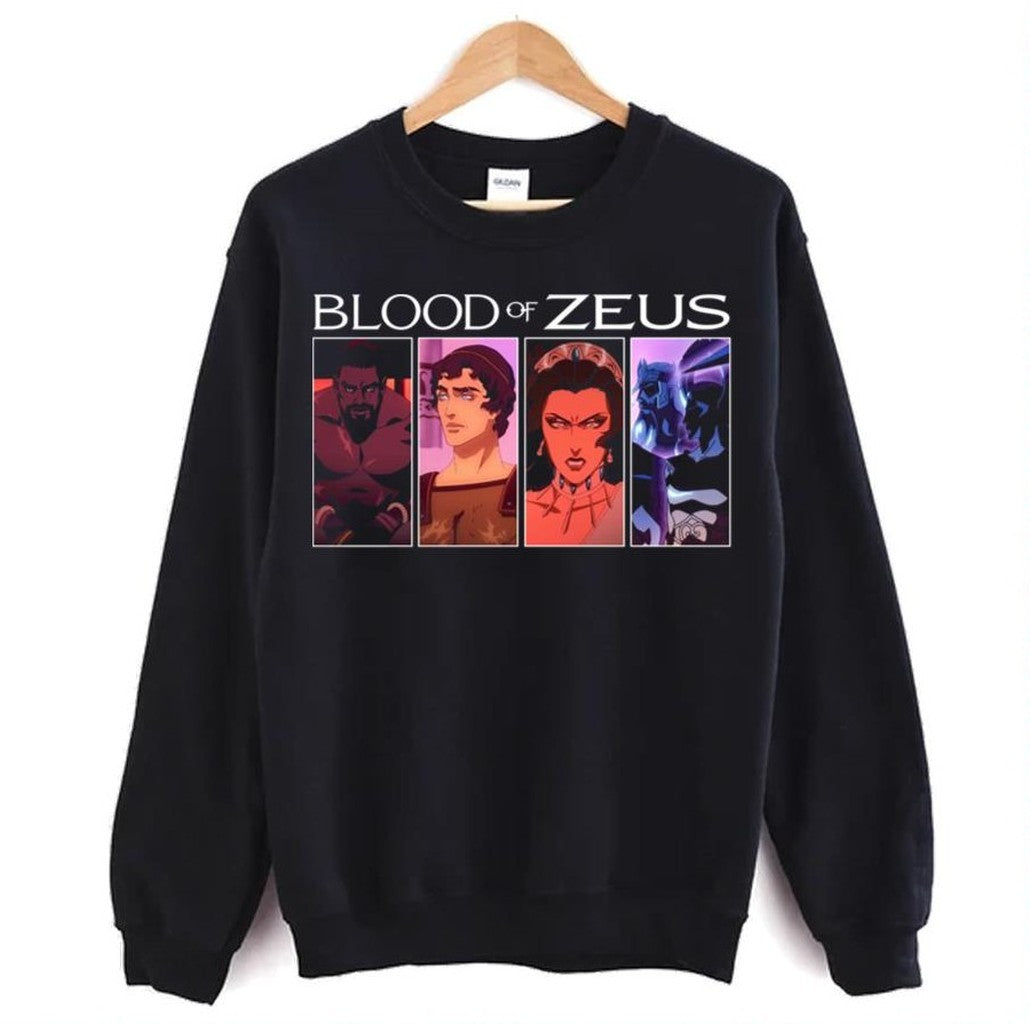 Characters Design Blood Of Zeus Unisex Sweatshirt