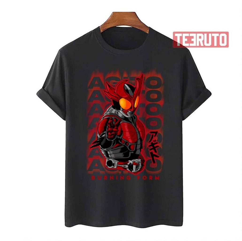 Burning Form Agito Kamen Rider Agito Unisex T-Shirt