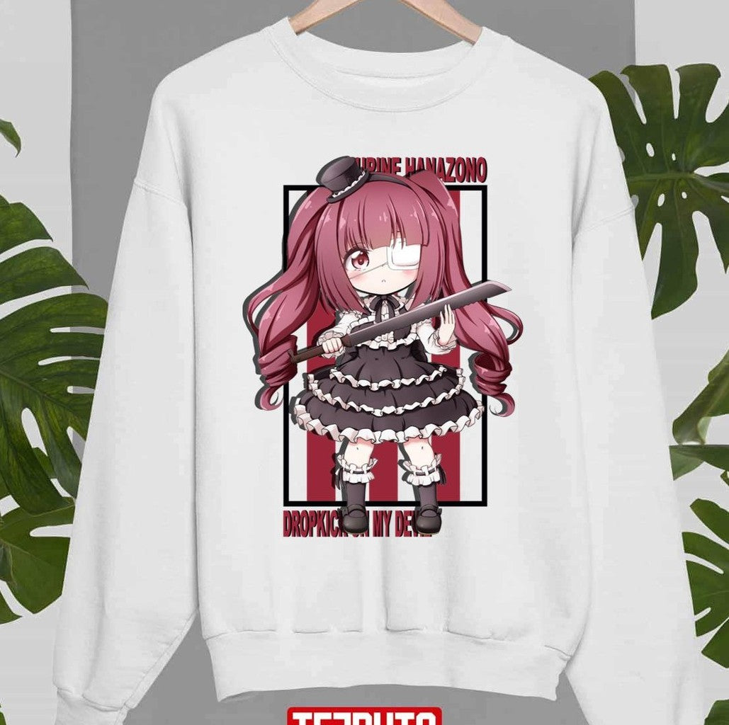 Chibi Sword Yurine Hanazono Dropkick On My Devil Copy Unisex Sweatshirt