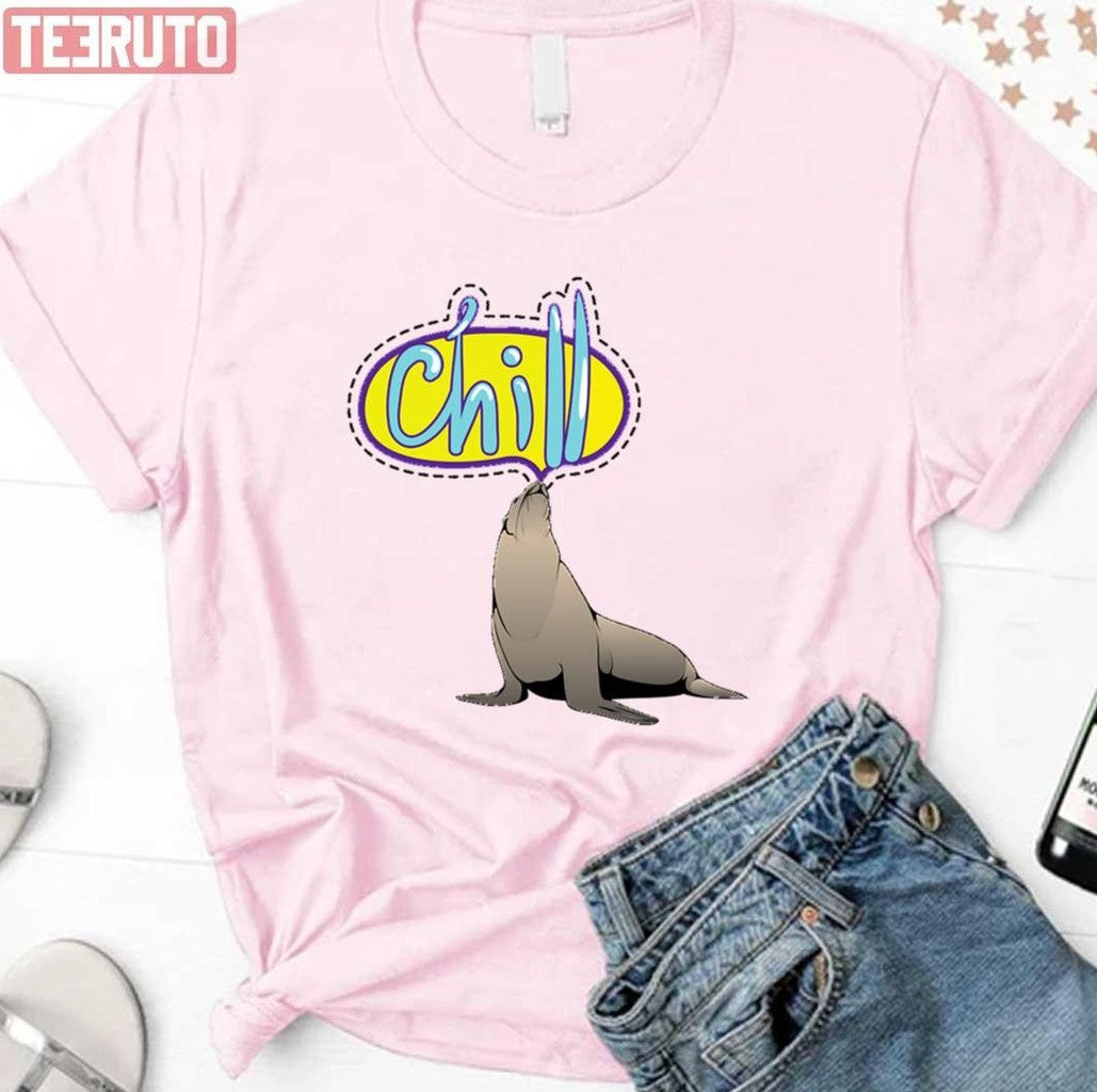 Chill Seal Quote Sea Seal Unisex Sweatshirt