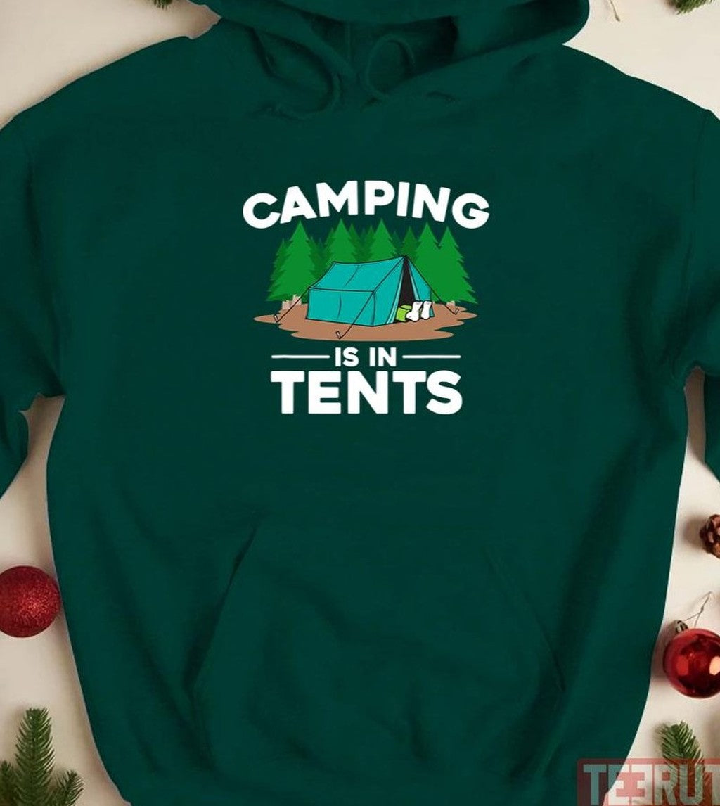 Camping In Wilderness Tent Nature Unisex T-Shirt