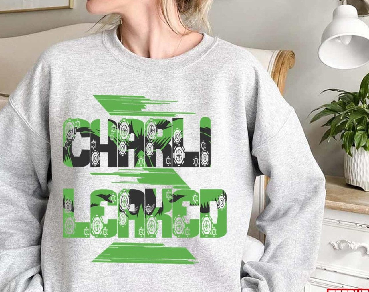 Charli Leaked Green Logo Unisex T-Shirt
