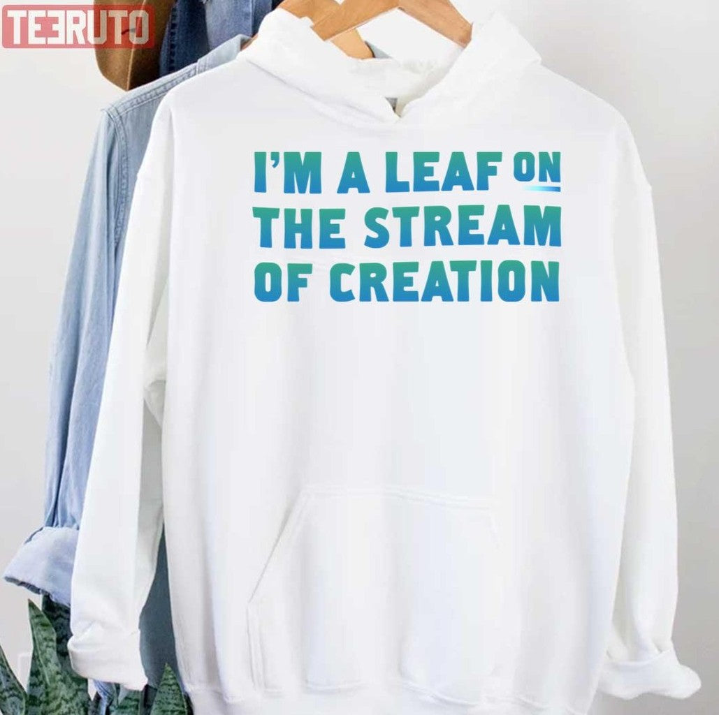 A Leaf On The Stream Of Creation Dirk Gently's Unisex Hoodie
