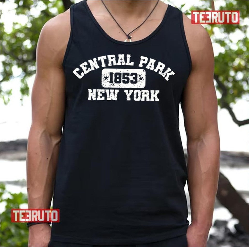 Central Park Nyc Athletic Style Distressed Vintage Unisex T-Shirt