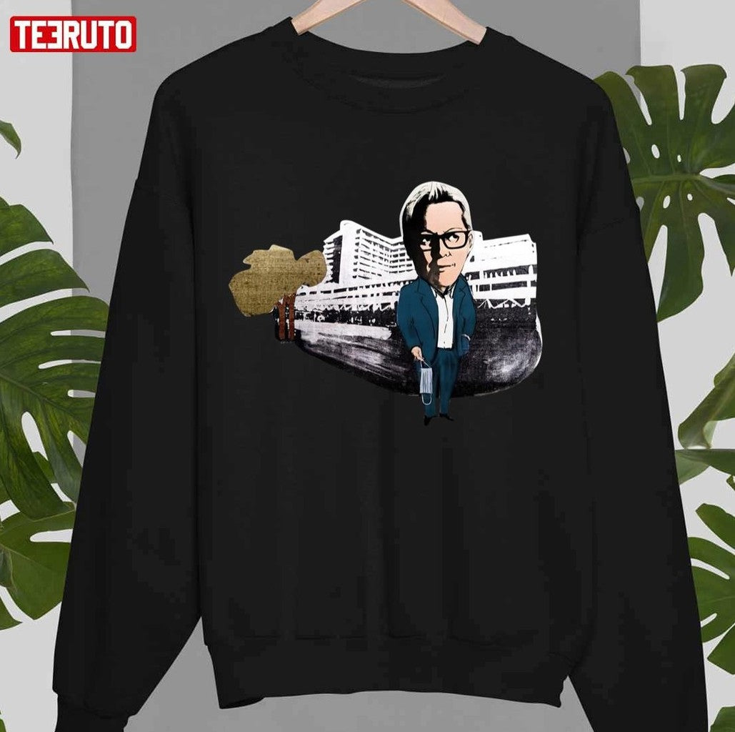 Caroline Clarke Boris Johnson Not Wearing A Mask In Hospital Unisex Hoodie