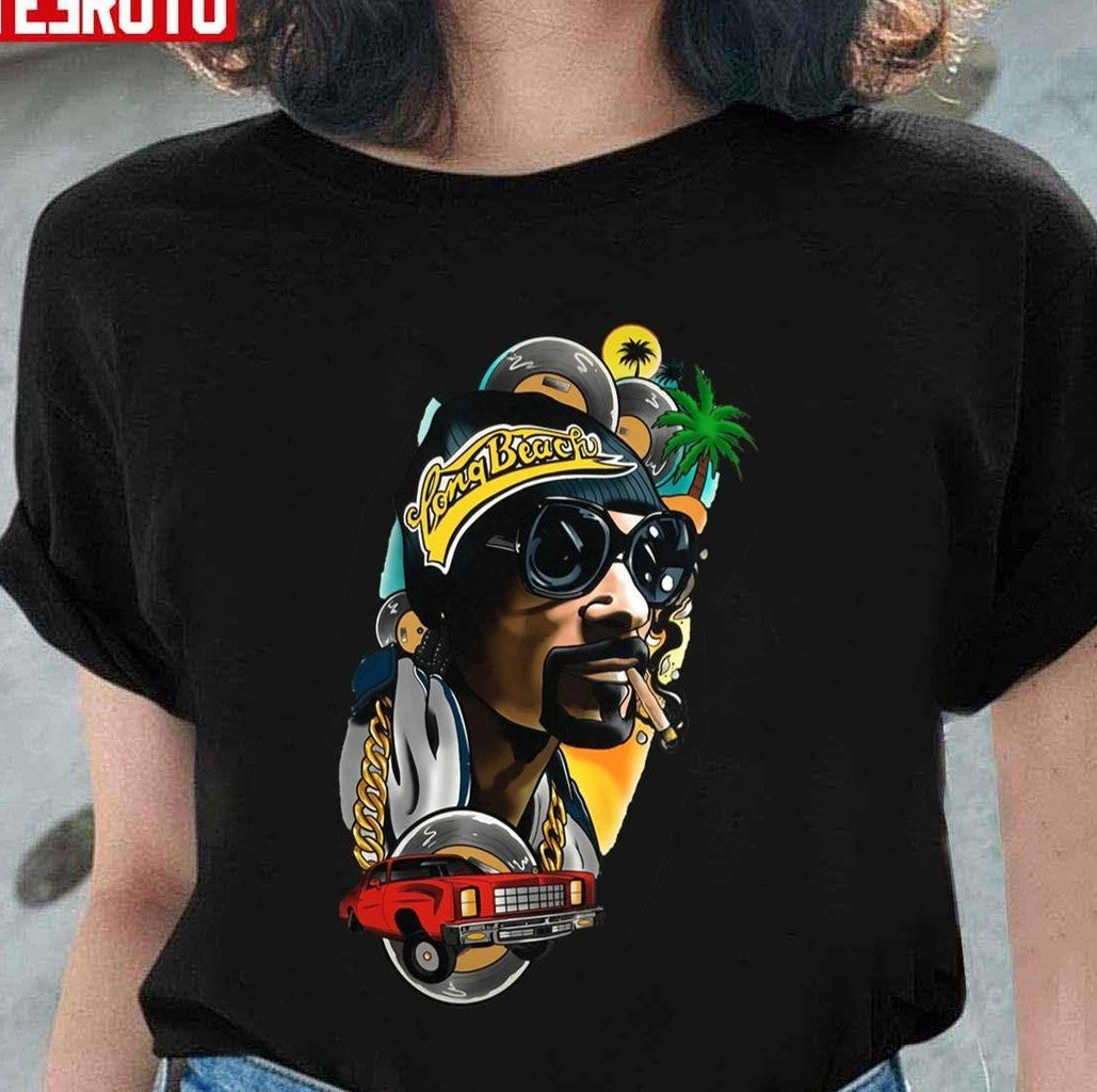 Cartoon Design Snoop Dogg Funny Graphic Unisex Sweatshirt