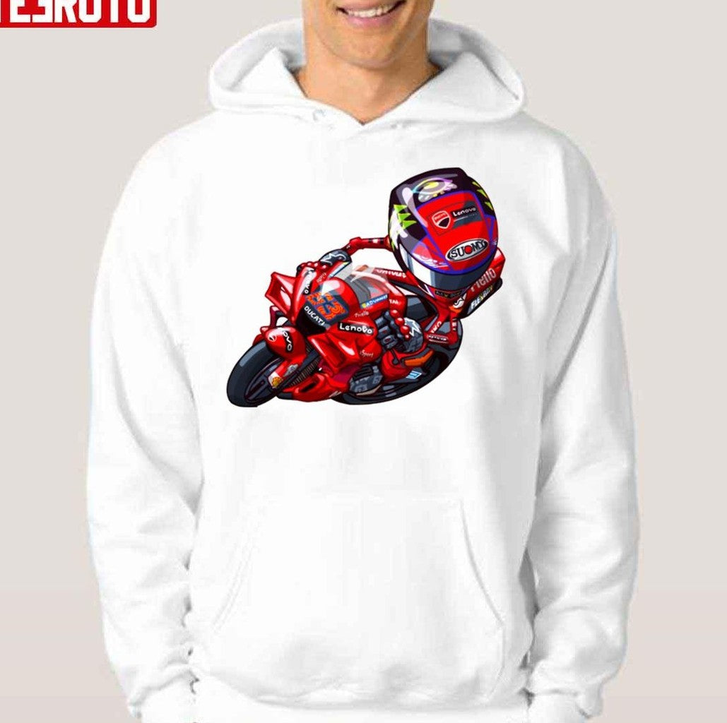 Cartoon Motorsport Pecco Bagnaia Unisex T-Shirt