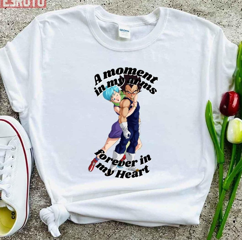 A Moment In My Arms Forever In My Heart Dragon Ball Valentine Unisex T-Shirt