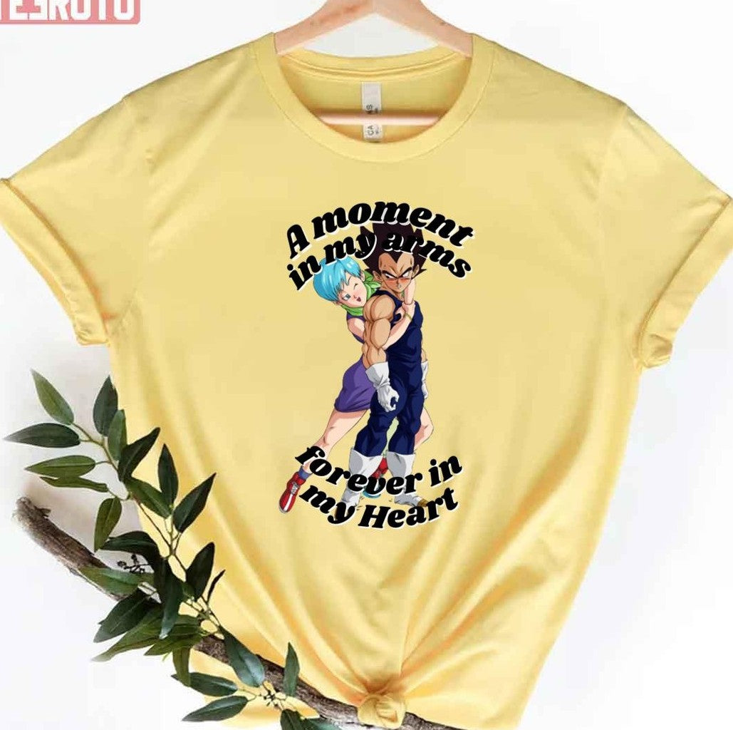 A Moment In My Arms Forever In My Heart Dragon Ball Valentine Unisex T-Shirt