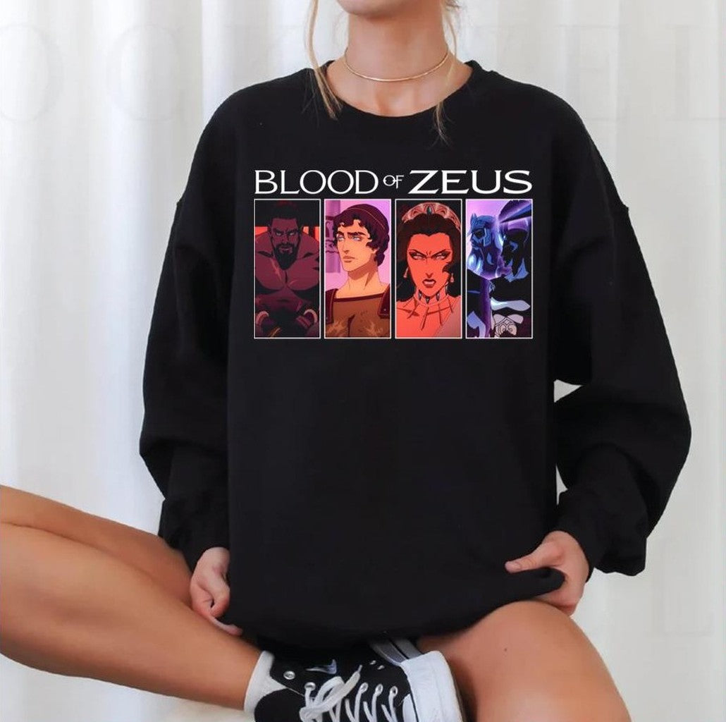 Characters Design Blood Of Zeus Unisex Sweatshirt