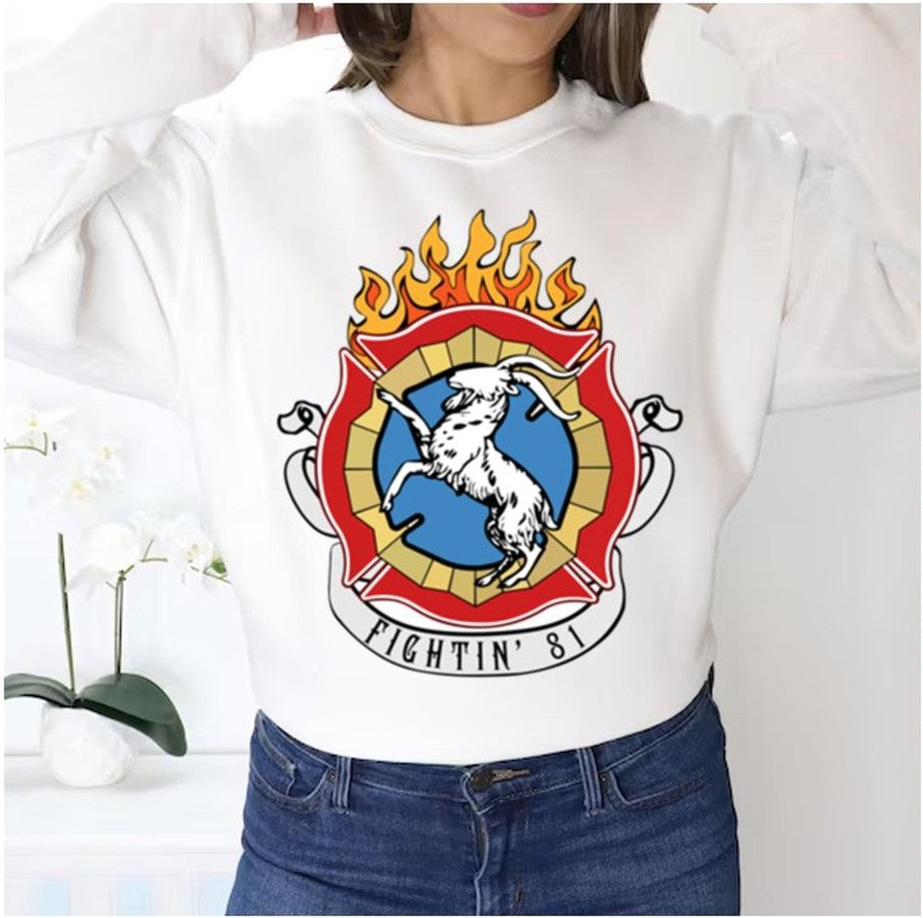Chicago Fire Truck 81 Logo Unisex Sweatshirt