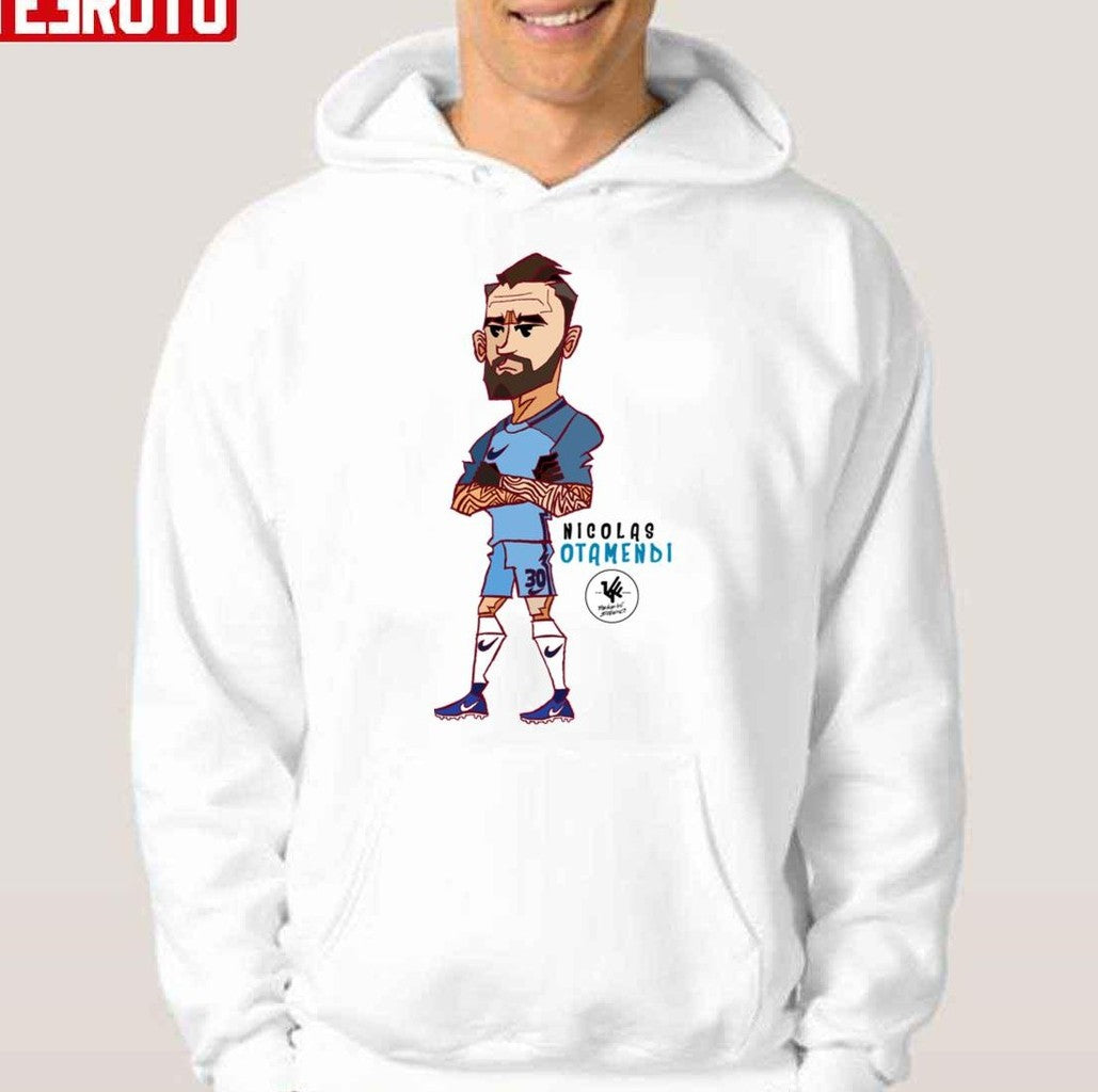 Chibi Nicolás Otamendi Manchester City Footballer Unisex T-Shirt
