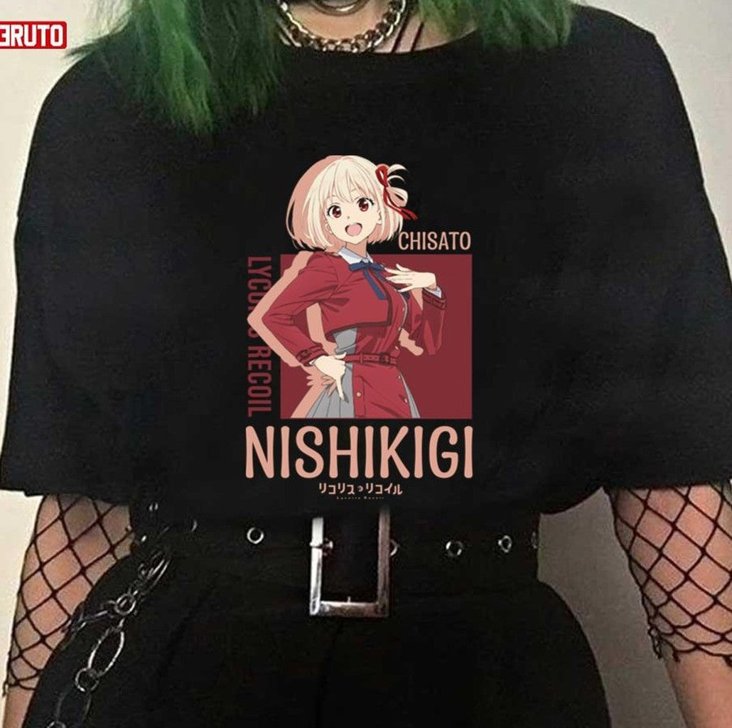 Character Chisato Of Lycoris Recoil Essential Art Unisex T-shirt