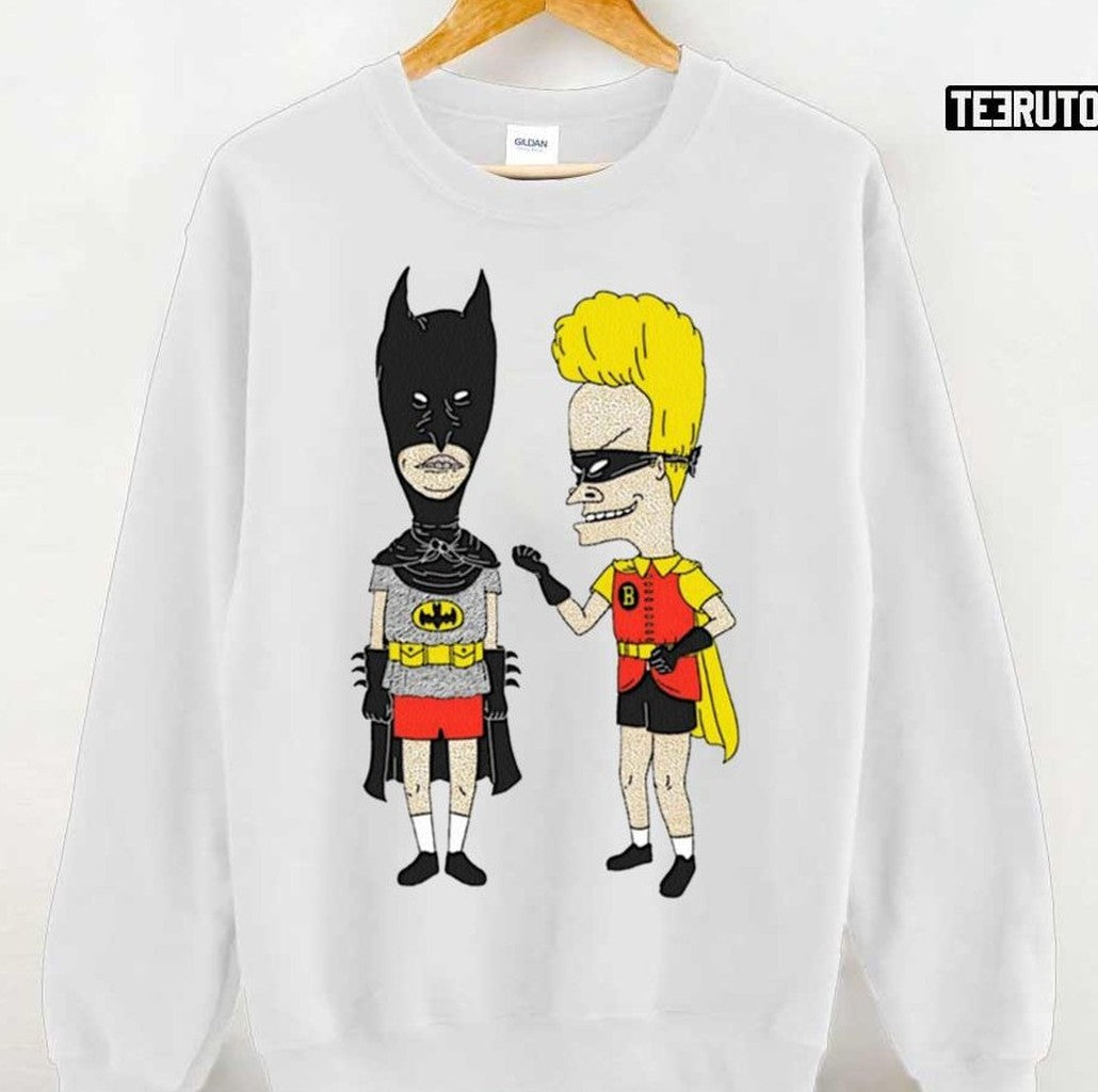 California Cartoon Batman Beavis And Butthead Unisex T-Shirt