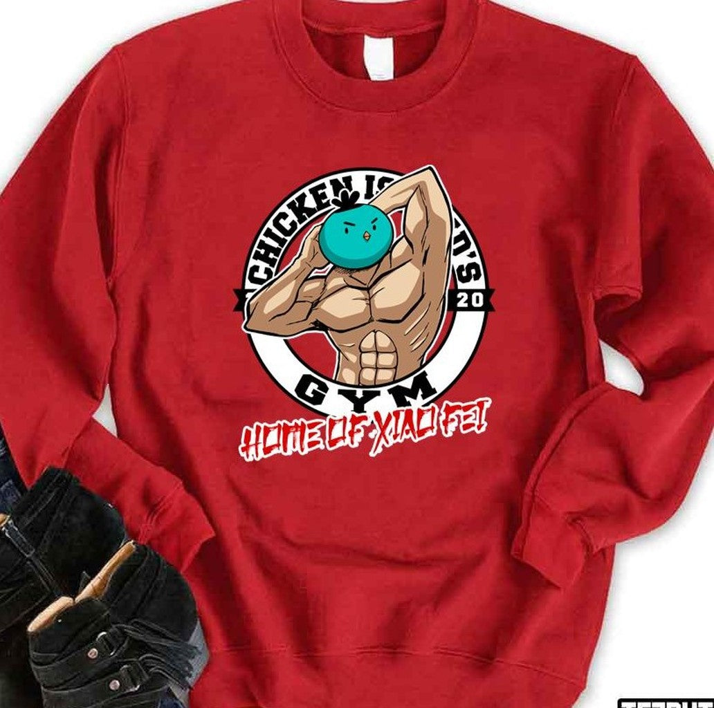 Chicken Island Workout Gym And Fitness Unisex Sweatshirt