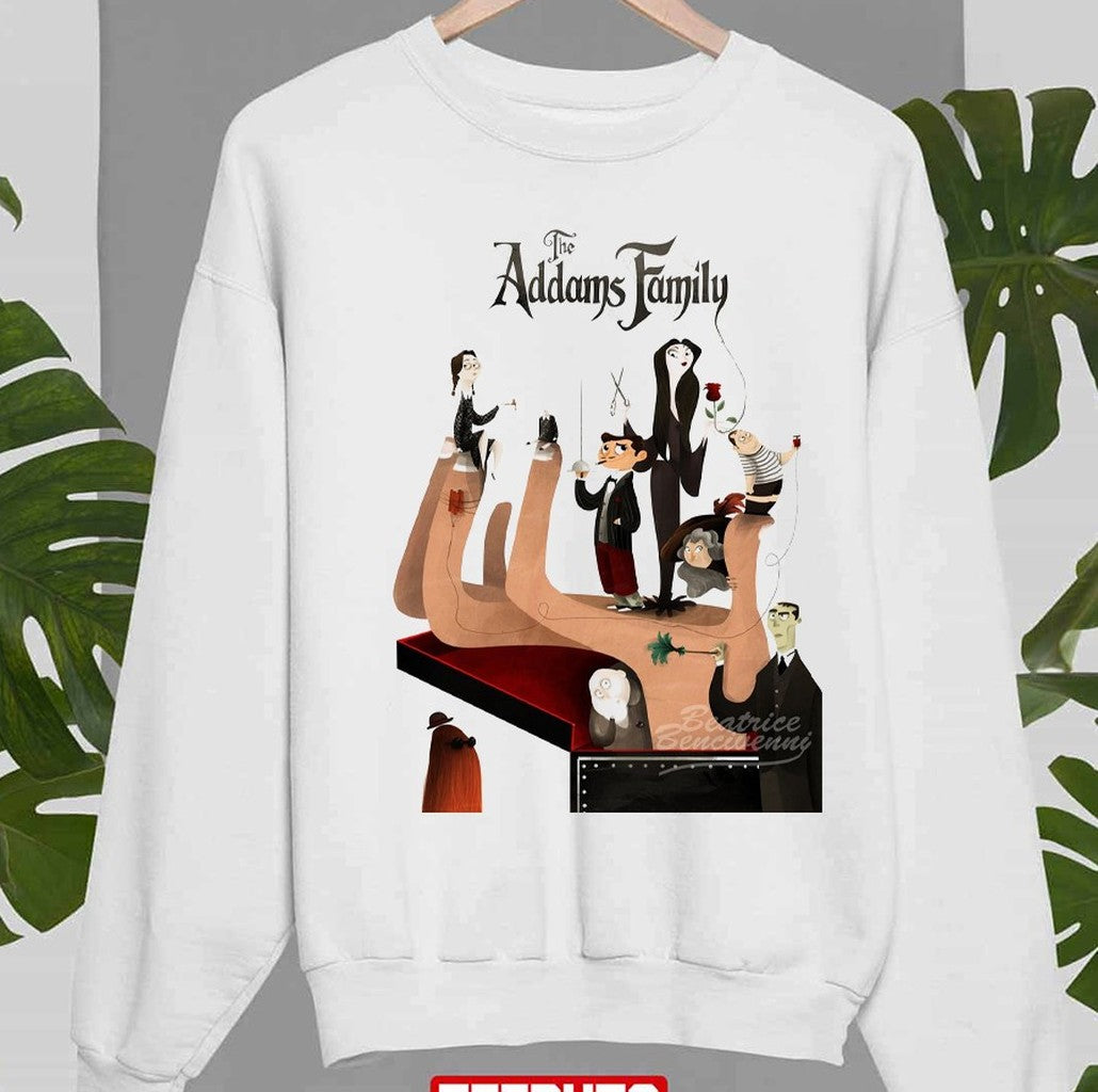 Cartoon Design The Addams Family Movie Unisex Sweatshirt