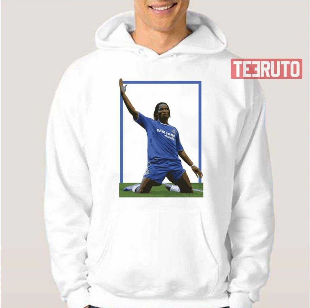 Celebration Drogba 2008 Football Unisex T-Shirt