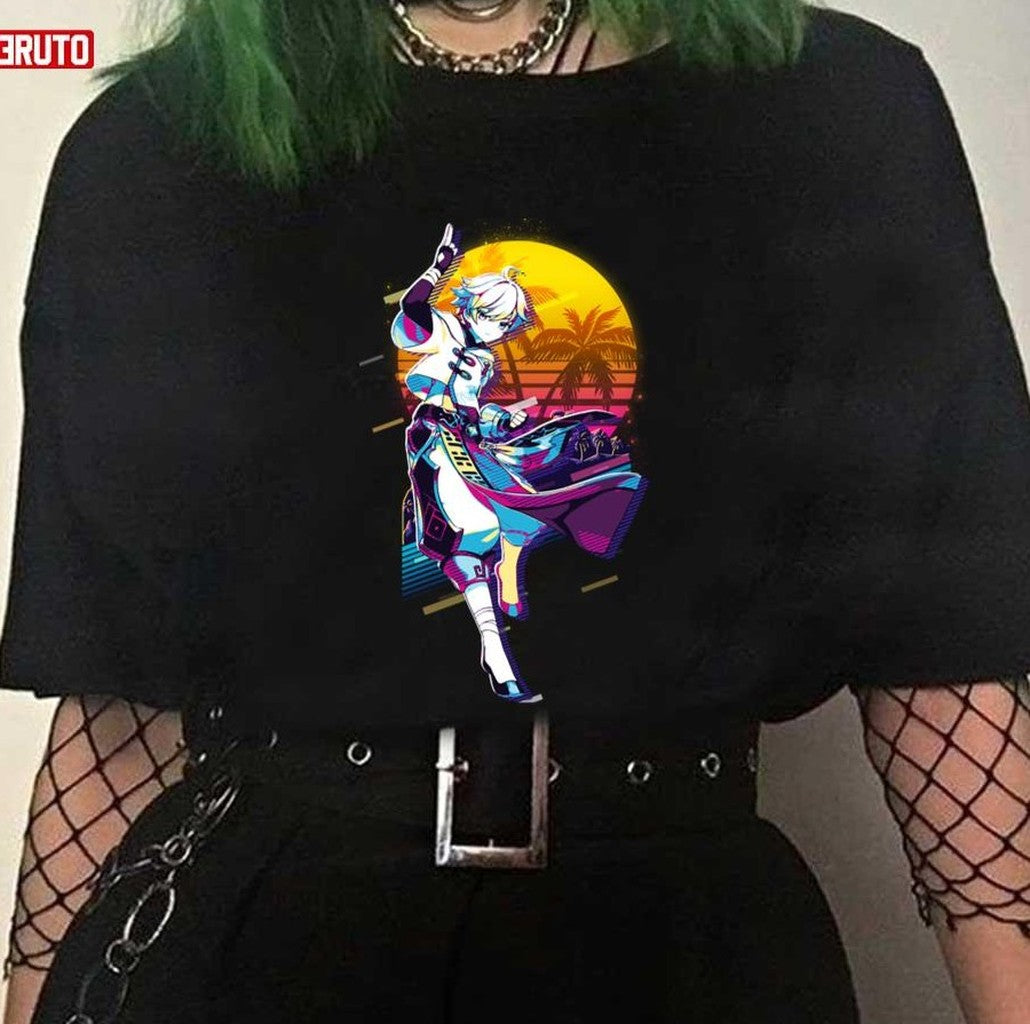 Chongyun Genshin Impact 80s Retro Unisex T-shirt