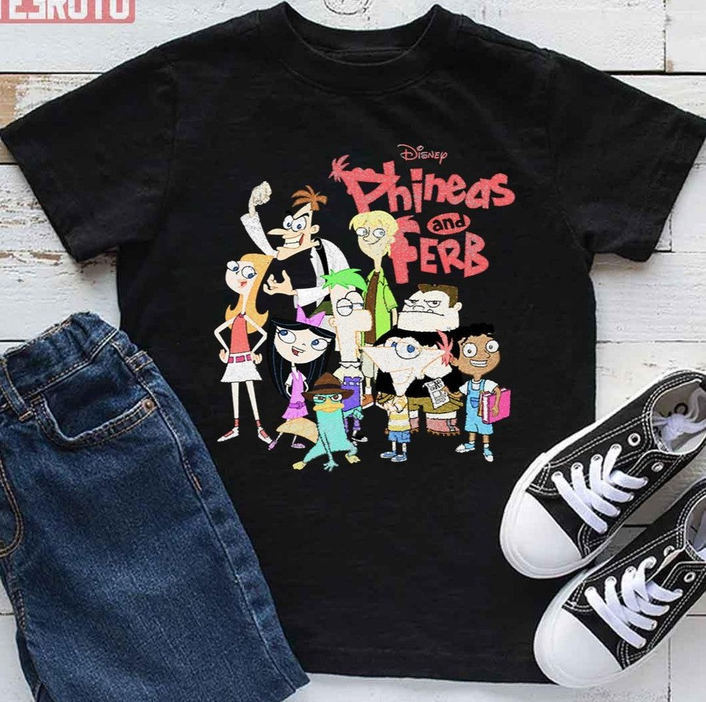 Call Me D Is Ney Phineas And Ferb The Group Logo Unisex T-Shirt
