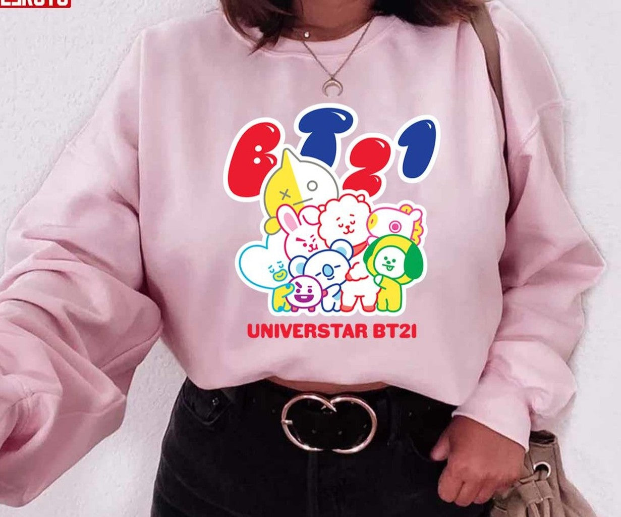 BT21 Line Friends Unisex Sweatshirt