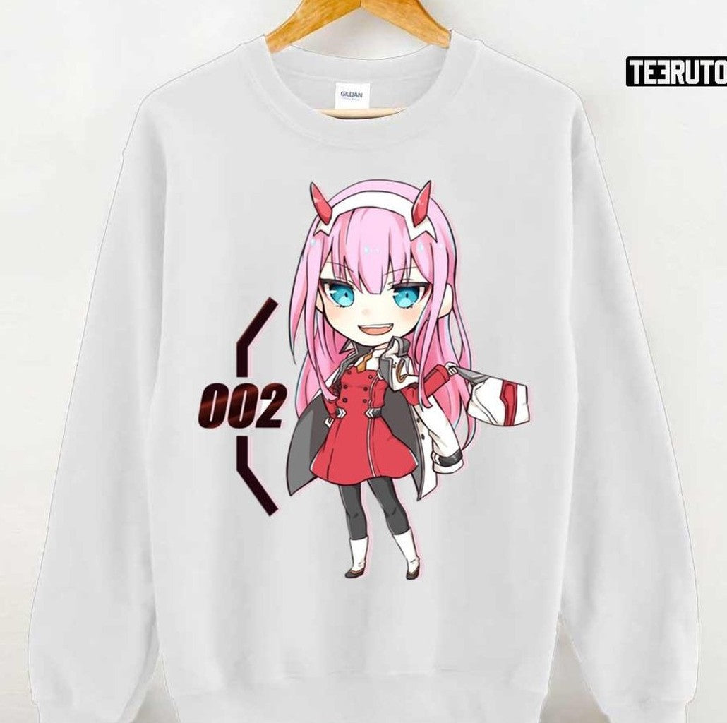 Chibi Zero Two Cute Girl Darling In The Franxx Unisex Sweatshirt
