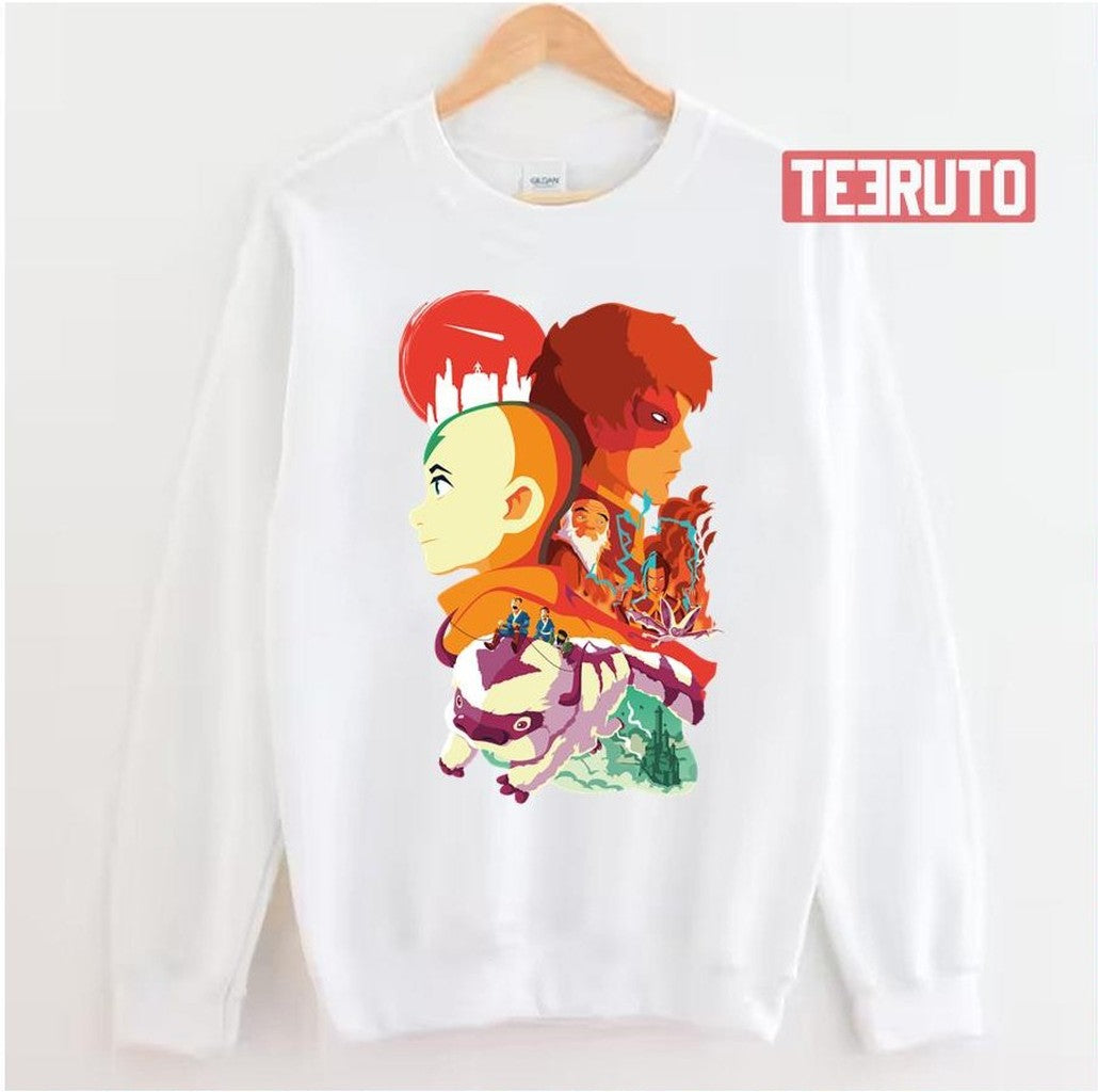 Cartoon Style Avatar The Best Airbender Unisex Sweatshirt