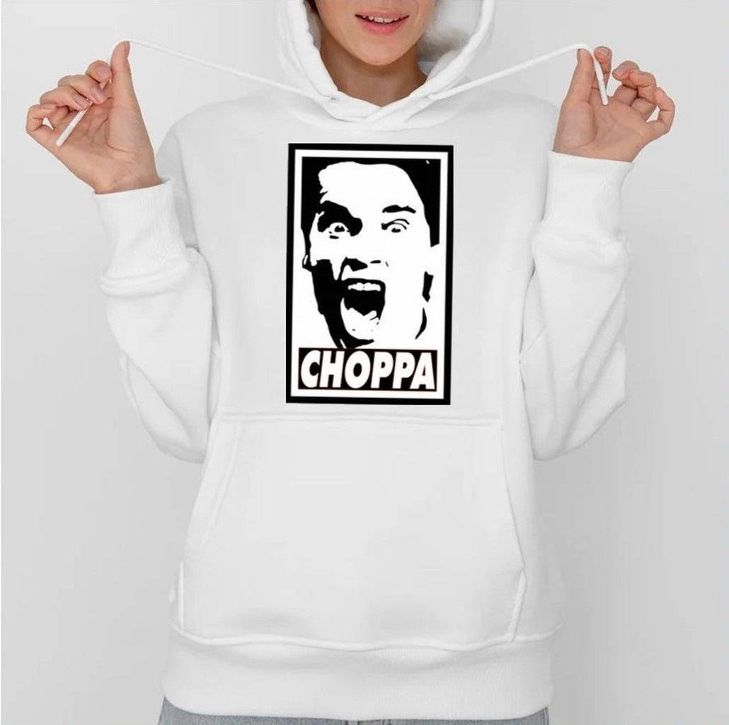 Choppa Funny Meme In Terminator Unisex Sweatshirt