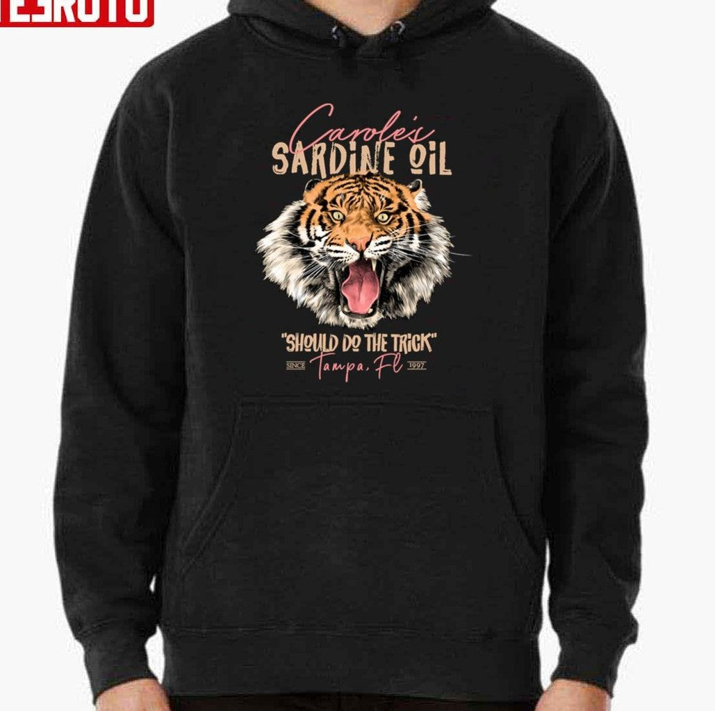 Carole's Sardine Oil Tiger Unisex Hoodie