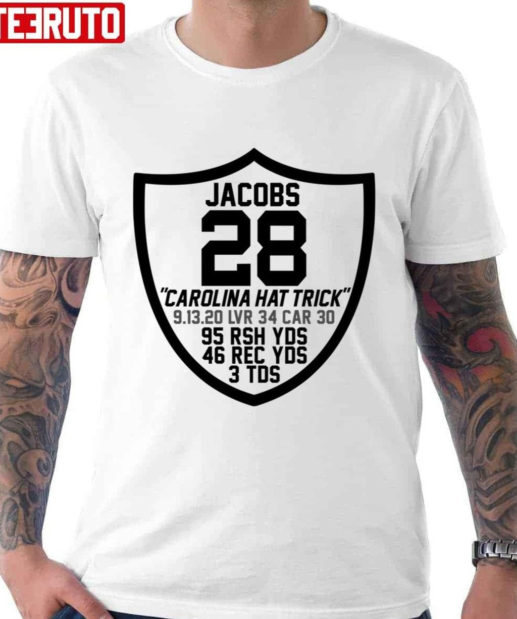 Carolina Hat Trick Josh Jacobs 28 Design Unisex Hoodie
