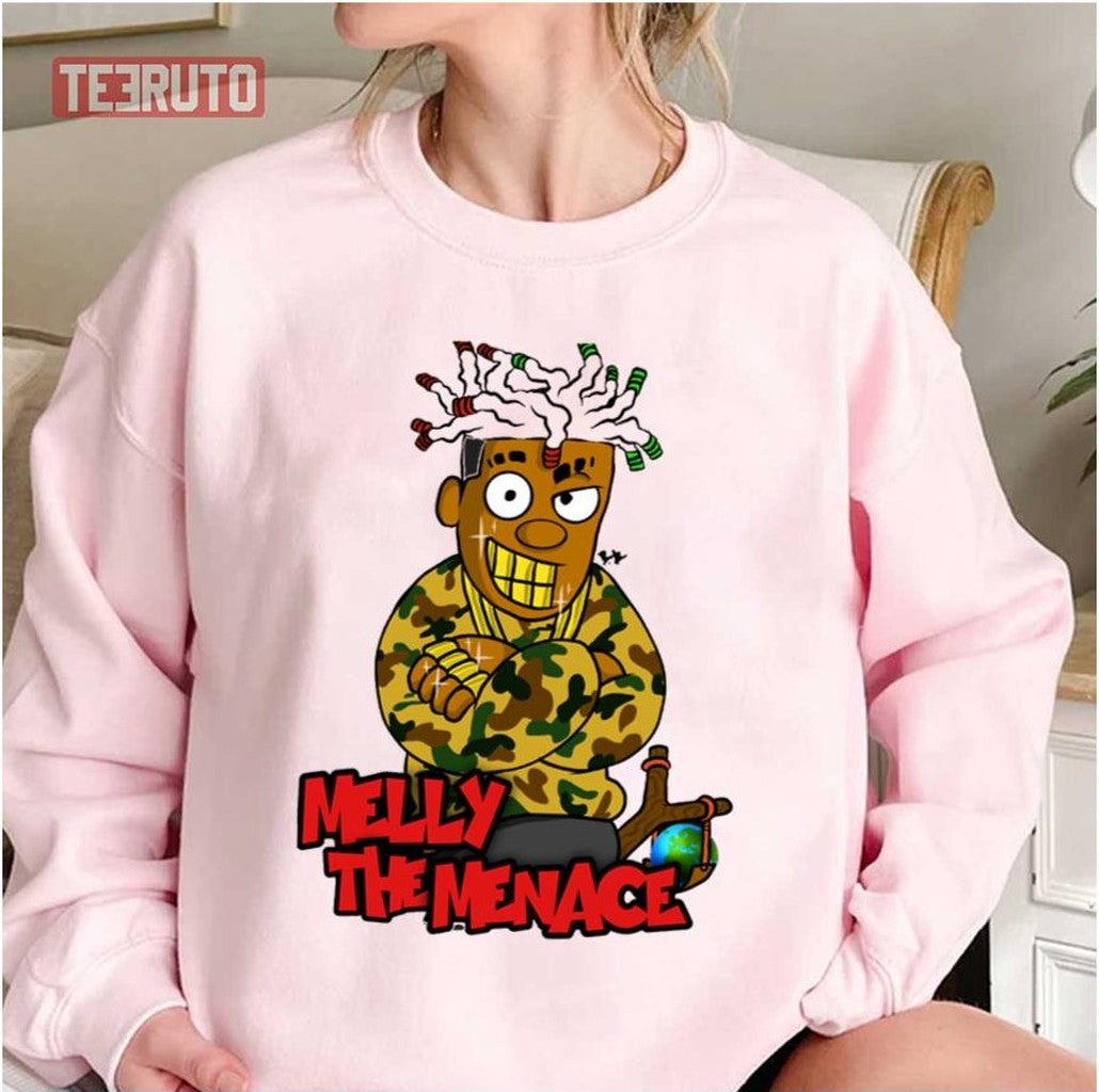 Cartoon Fanart Ynw Melly Rapper Unisex T-Shirt