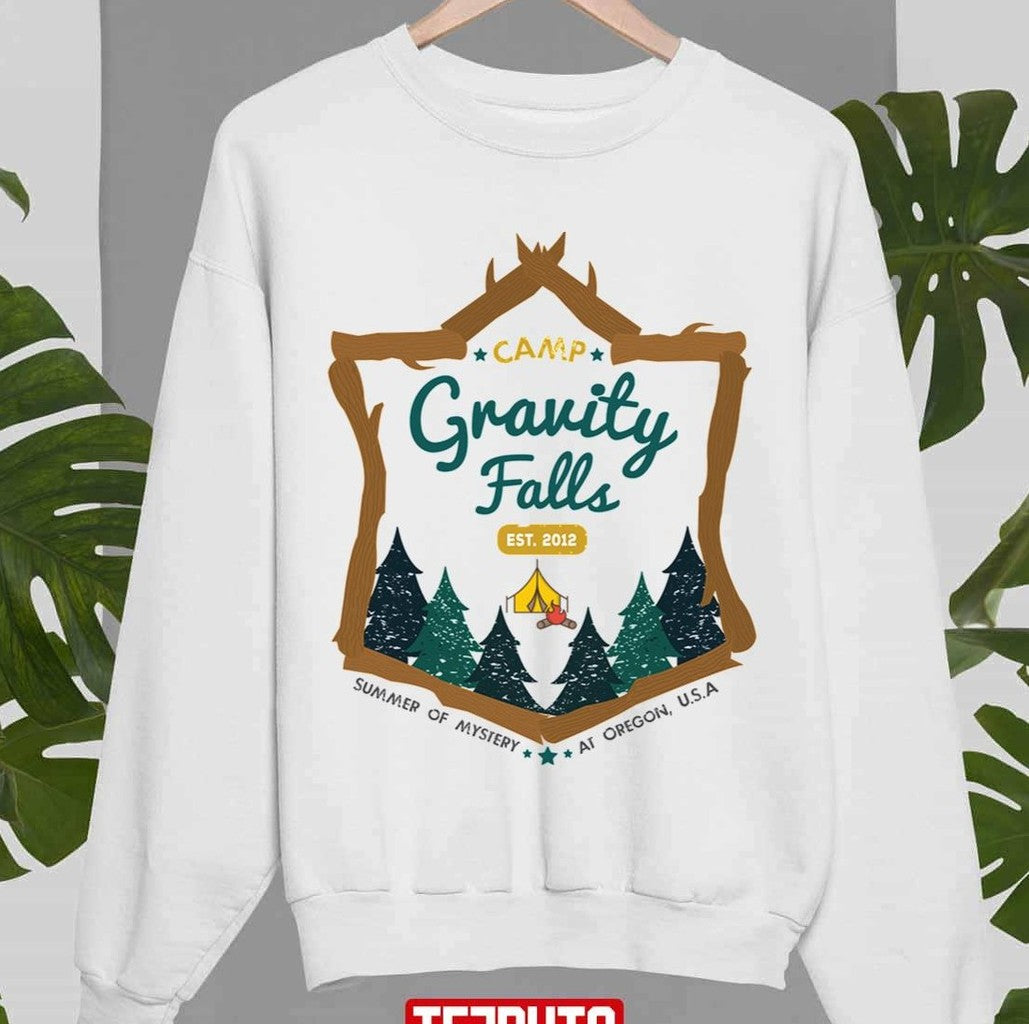 Camp Gravity Falls Worn Look Unisex Sweatshirt