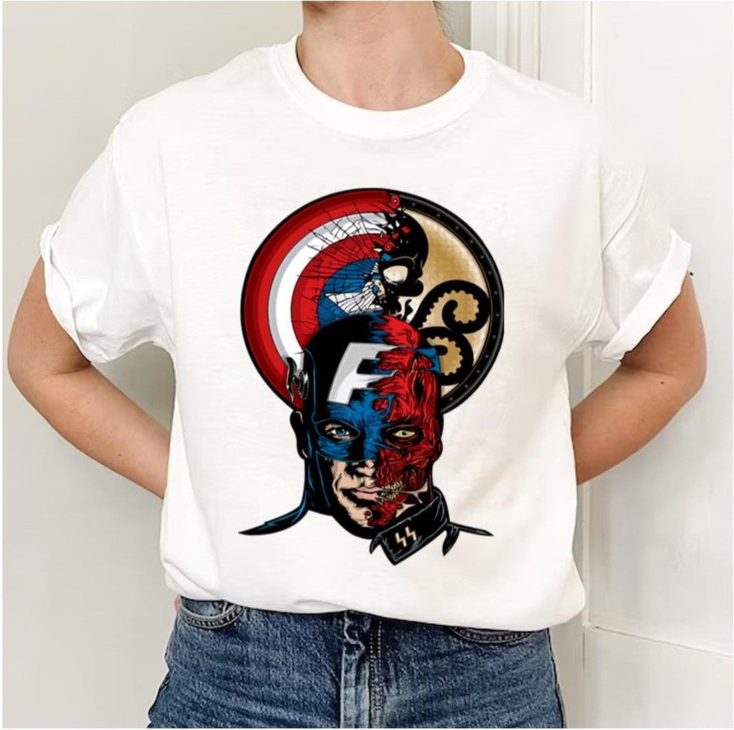 Captain America Tattoo Clipart Marvel Unisex Sweatshirt