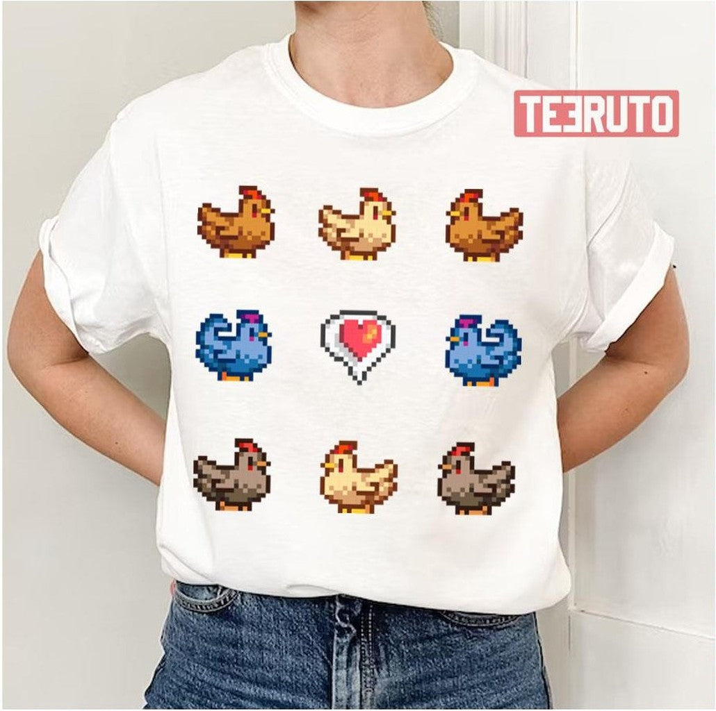 Chickens Stardew Valley Unisex T-Shirt