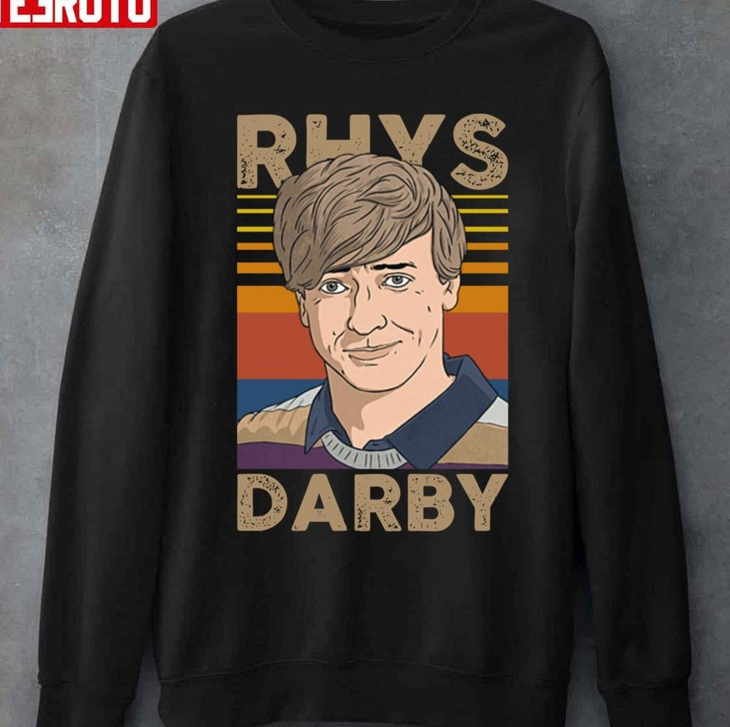 Cartoon Portrait Rhys Darby Unisex Hoodie