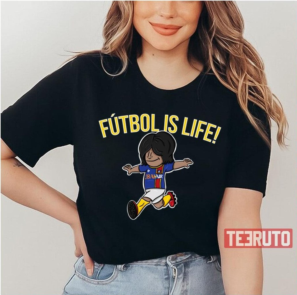 Chibi Ted Lasso Quote Futbol Is Life Unisex T-Shirt