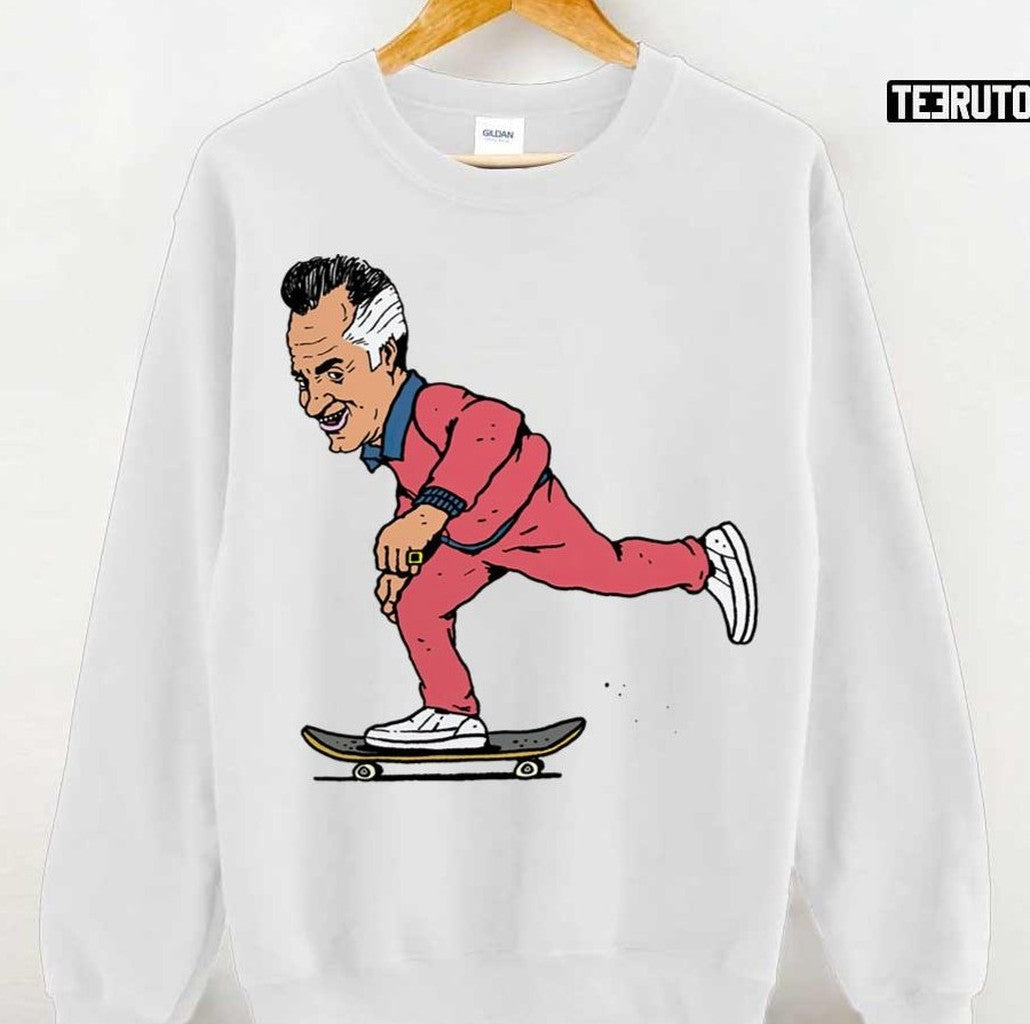 Cartoon Design The Soprano Paulie Walnuts Skateboard Unisex Sweatshirt