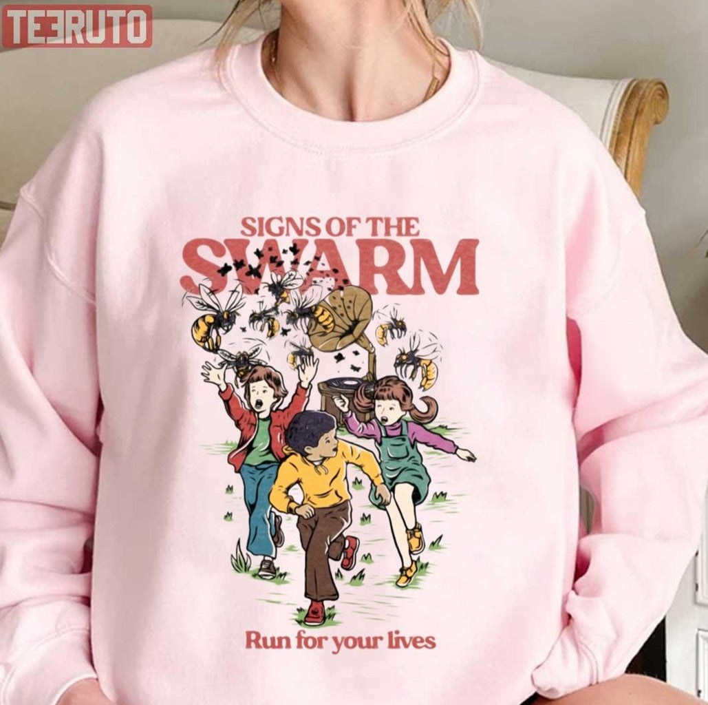 Cartoon Design Signs Of The Swarm Band Unisex T-Shirt