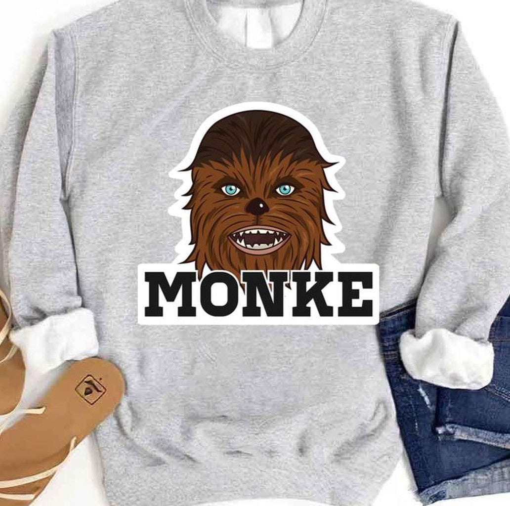 Chewbacca Is Monke Star Wars Unisex Sweatshirt
