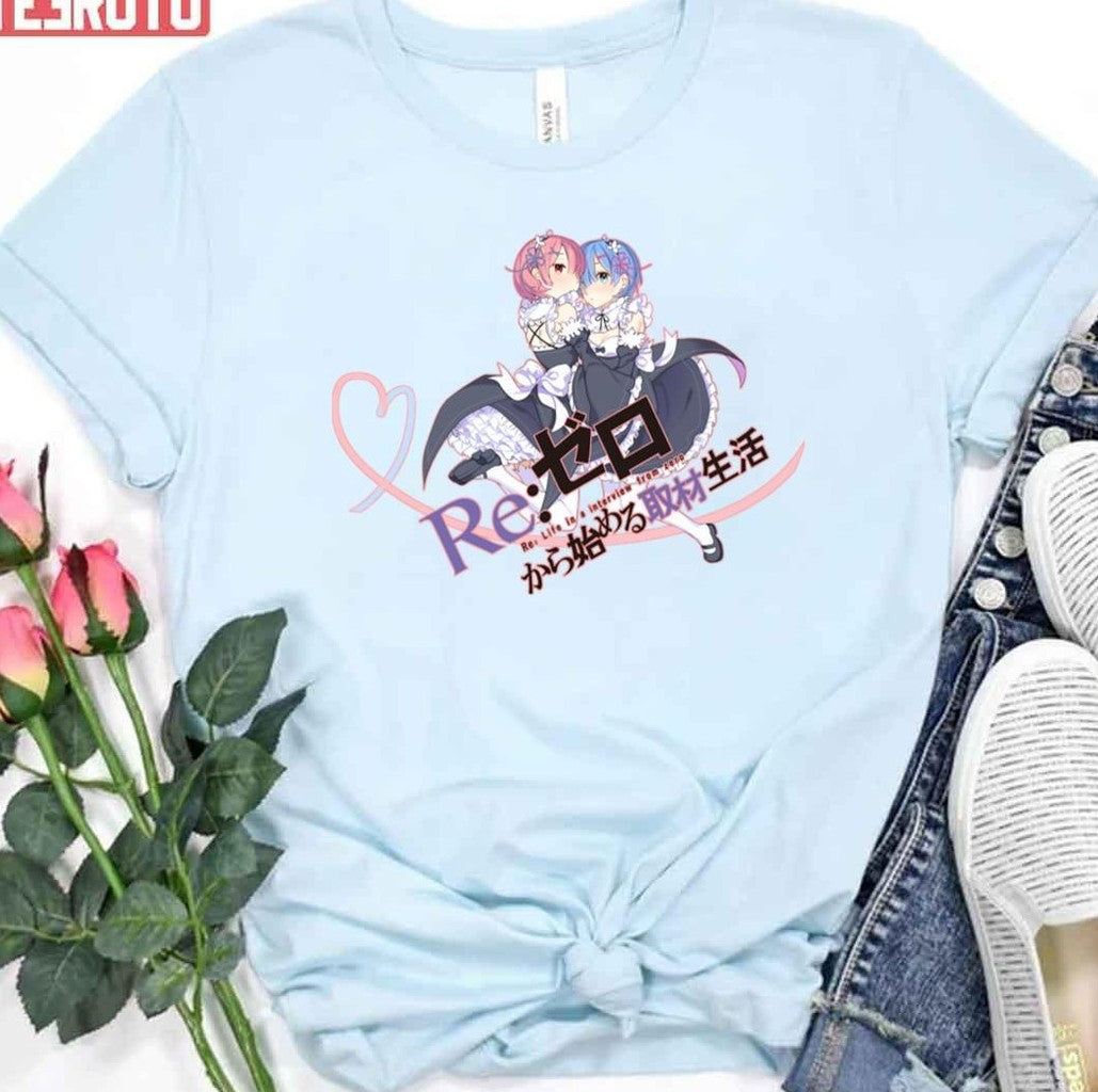 Chibi Duo Rezero Unisex T-Shirt