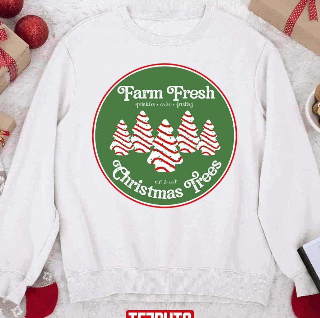 Cake Tree Farm Christmas Unisex Sweatshirt