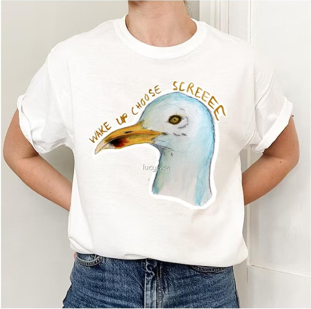 Choose Screeeee Seagull Unisex Sweatshirt
