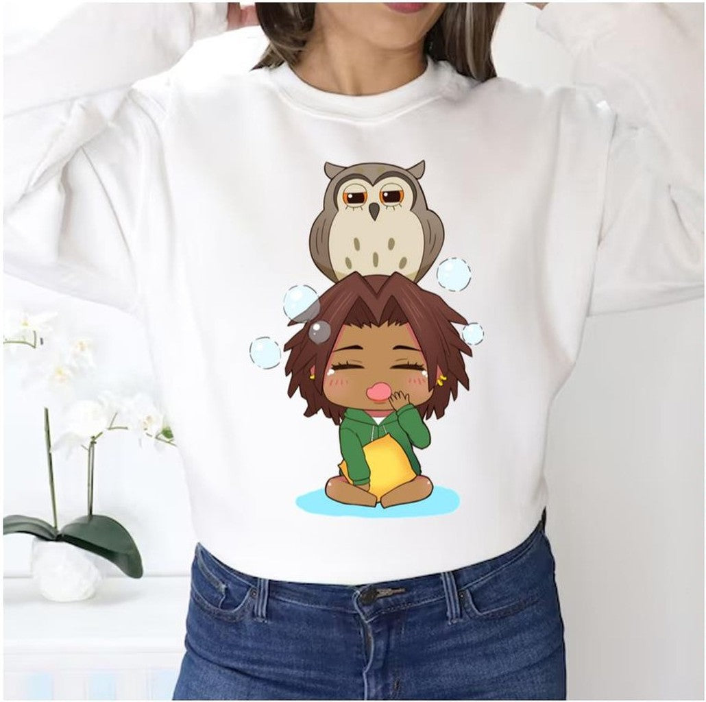 Chibi Owl Carole And Tuesday Unisex Sweatshirt