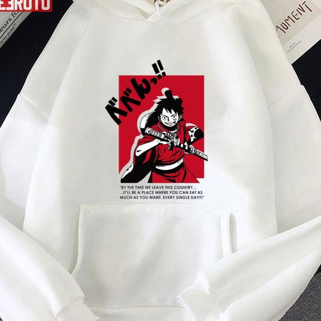By The Time We Leave This Country Luffy One Piece Film Red Unisex T-shirt