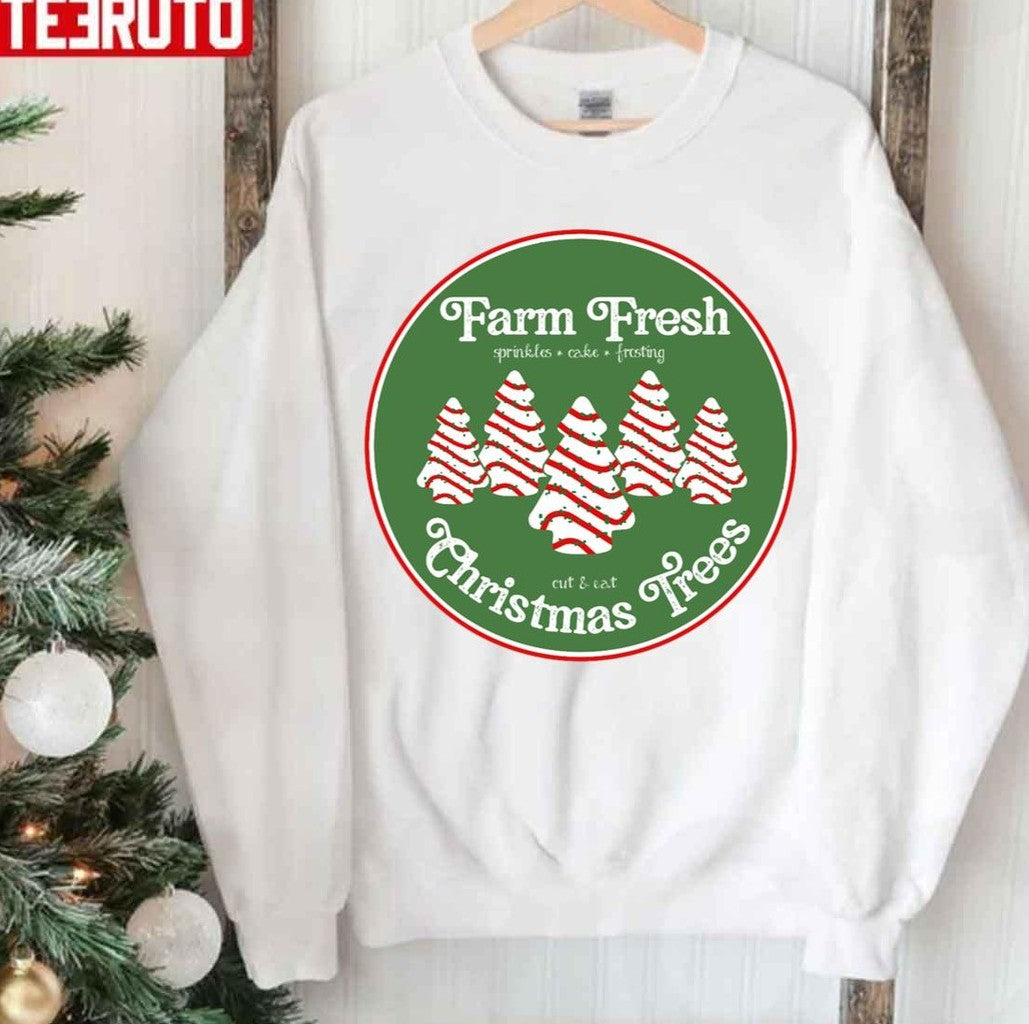 Cake Tree Farm Christmas Unisex Sweatshirt