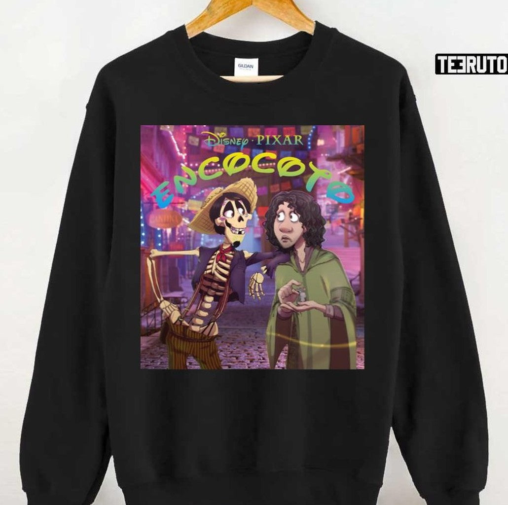 Bruno Madrigal Encanto And Hector Coco Cartoon Disney Movie Chacracters Unisex T-Shirt