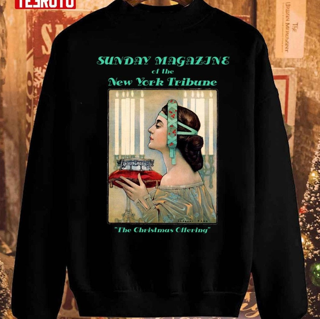 A Christmas Offering New York Magazine Cover Unisex Sweatshirt