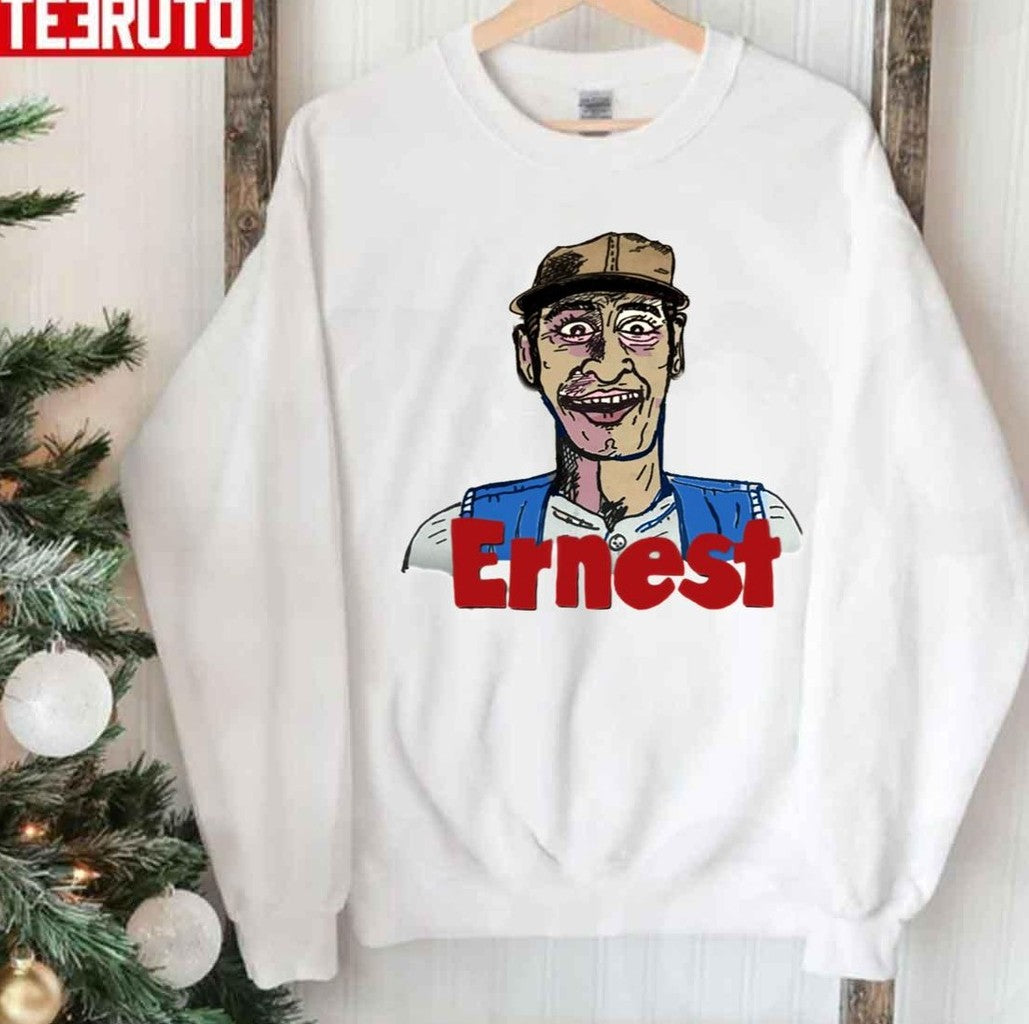 Cartoon Design Ernest Saves Christmas Unisex Sweatshirt