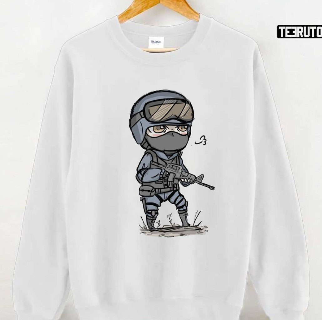 Chibi Counter Strike Character Game Unisex Sweatshirt