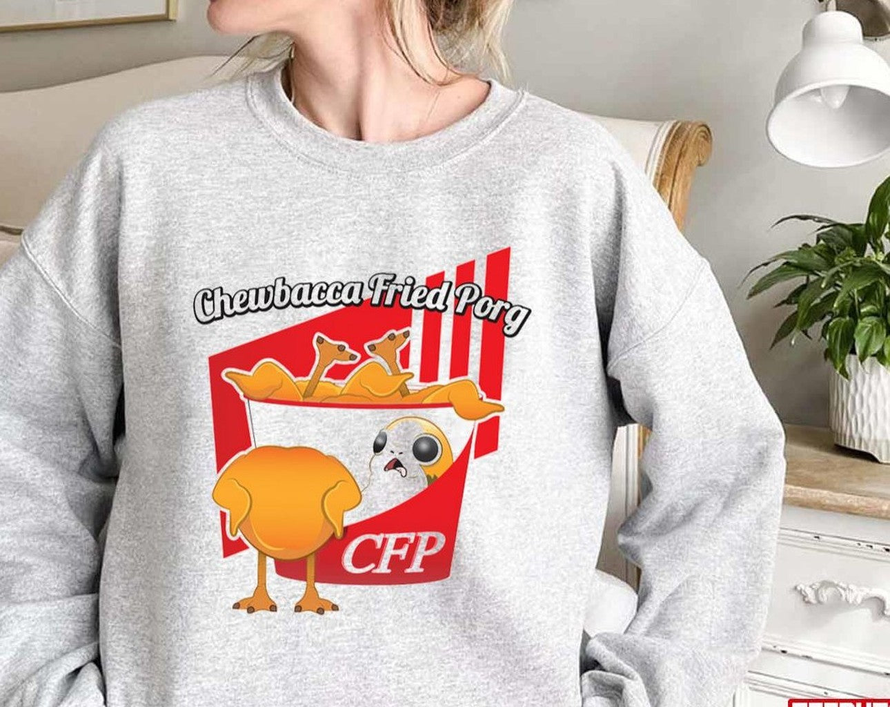Chewbacca Fried Star Wars Unisex Sweatshirt